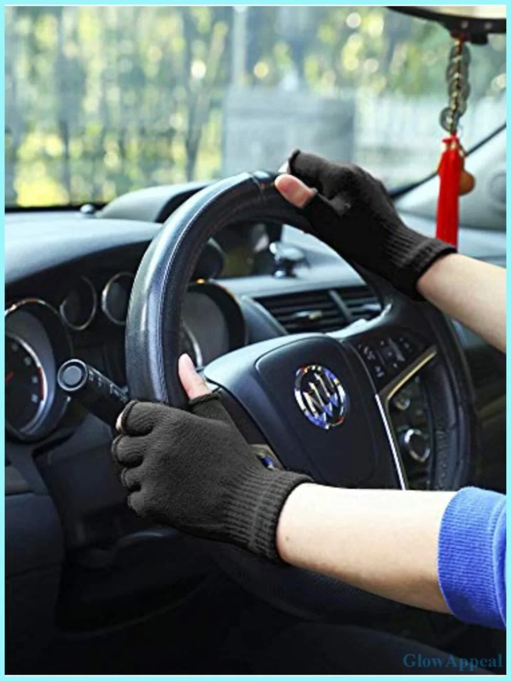 4 Pack Fingerless Winter Gloves Knitted Stretchy Acrylic Half Finger Mittens
